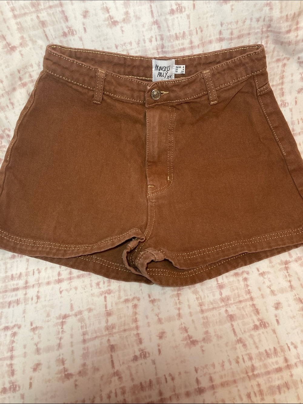 PRINCESS POLLY Brown Shorts